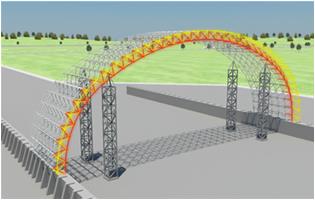 工法-超大跨度拱棚网架结构施工方法