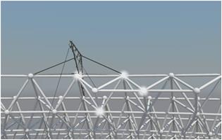 工法-超大直径钢网架穹顶结构施工方法1
